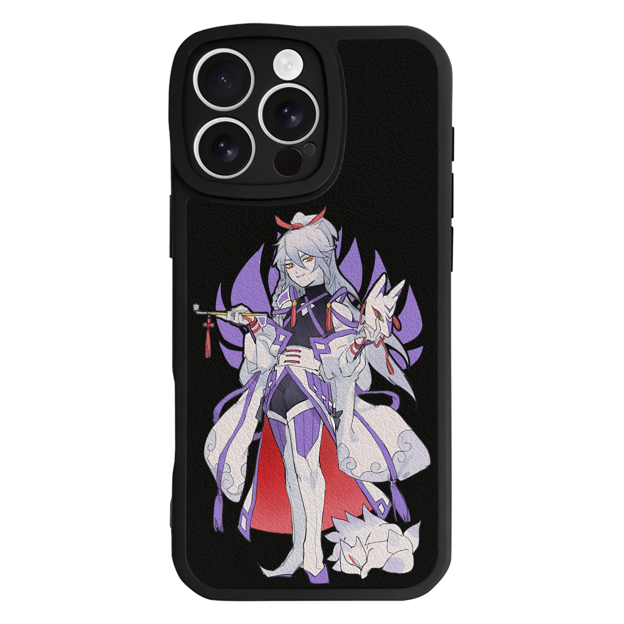 （画像用） 妖怪ウォッチ Yo-kai Watch 【iPhone 16シリーズ対応】シリコンスマホケース（レザー調） 材質：シリコン